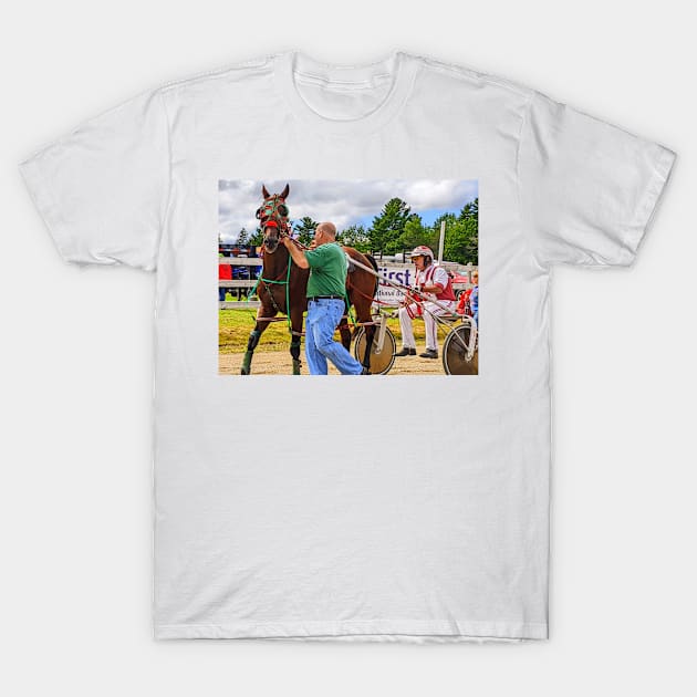 Horse racing T-Shirt by AdonEast